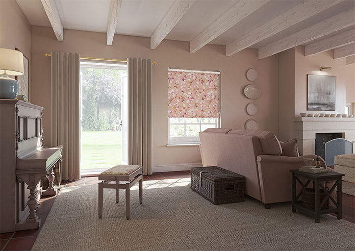 Eucalyptus, Toasted Pink - Roller Blind - Image 7